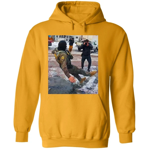 Ice Agents Epic Ice Slip Photo Hoodie