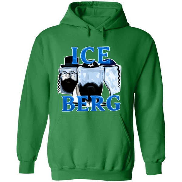Ice Berg Jew Graphic Hoodie - Image 2