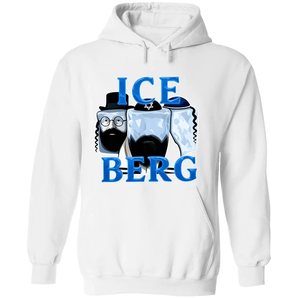 Ice Berg Jew Graphic Hoodie - Image 8