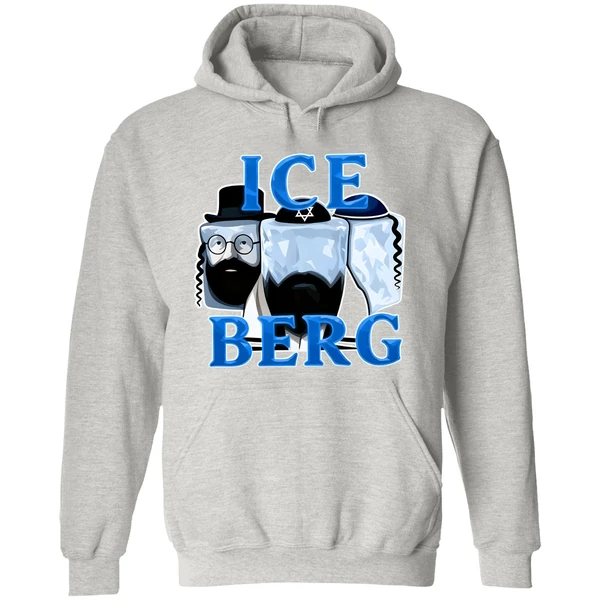 Ice Berg Jew Graphic Hoodie - Image 9