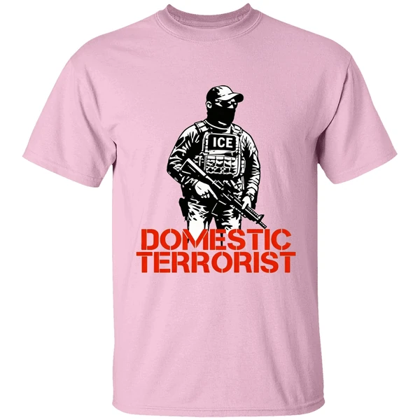 ice domestic terrorist shirt lightpink