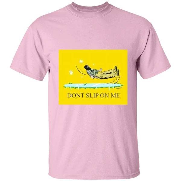 ice dont slip on me shirt lightpink