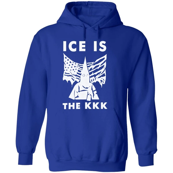Ice Is The Kkk Flag Usa 2026 Hoodie - Image 7