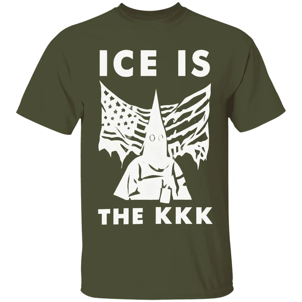 Ice Is The Kkk Flag Usa 2026 Shirt - Image 4