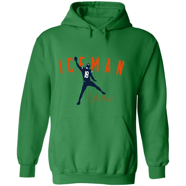 Iceman Caleb Williams Chicago Bears Hoodie - Image 2