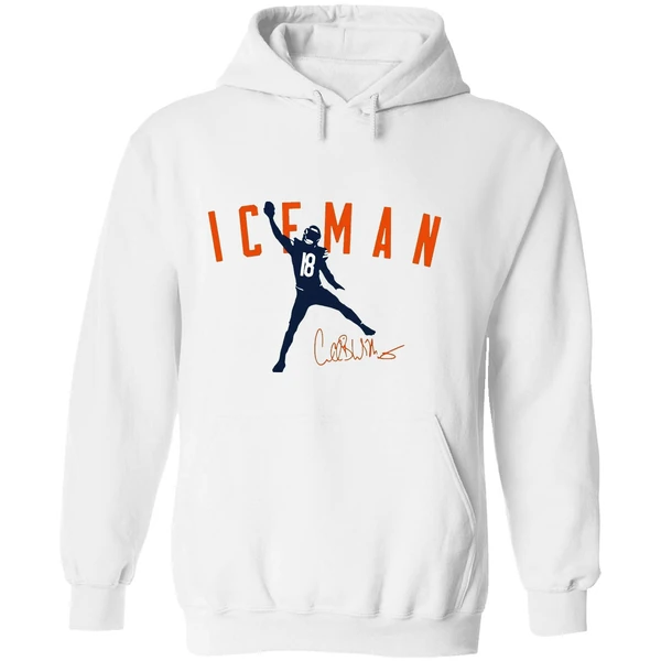 Iceman Caleb Williams Chicago Bears Hoodie - Image 8