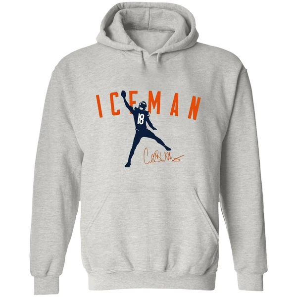 Iceman Caleb Williams Chicago Bears Hoodie - Image 9