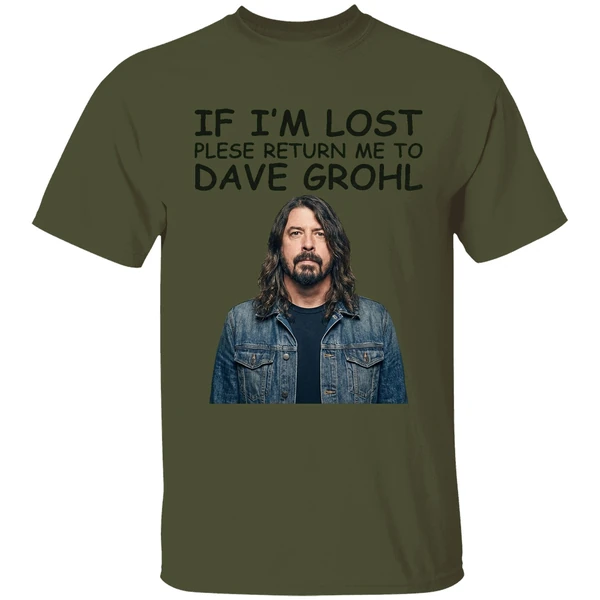 If Im Lost Please Return Me To Dave Grohl Shirt - Image 9