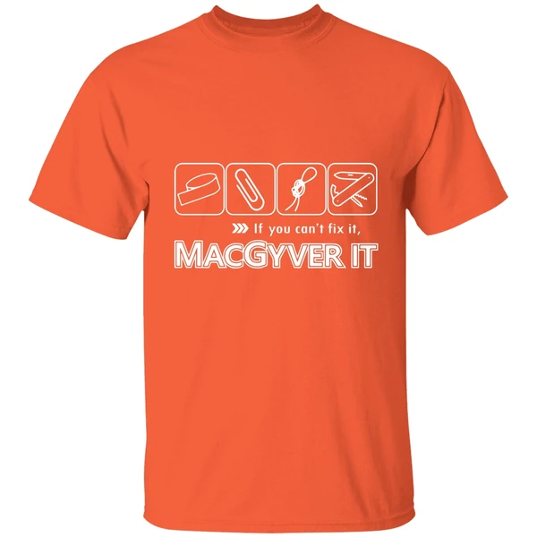 If You Cant Fix It Macgyver It Shirt - Image 5