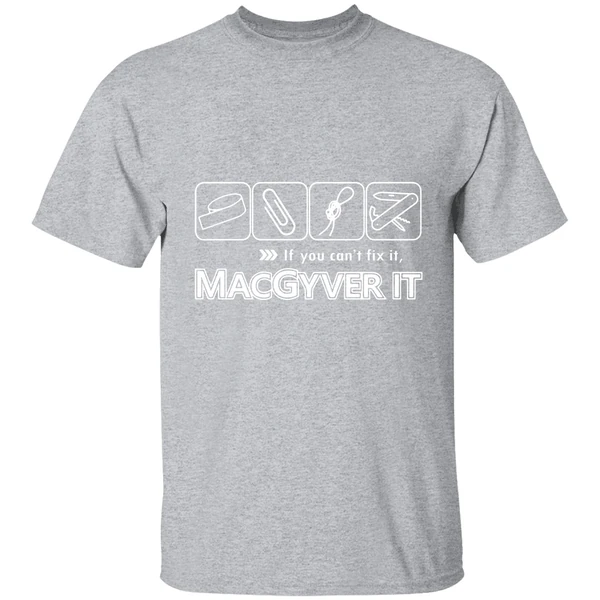 If You Cant Fix It Macgyver It Shirt - Image 8