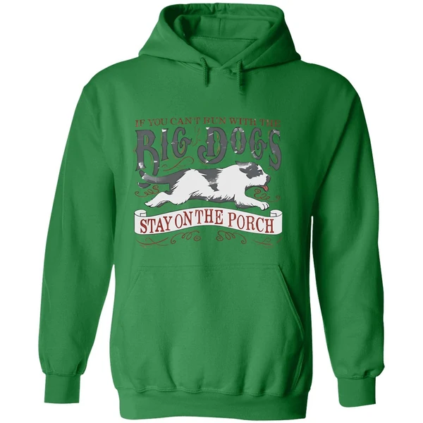 If You Cant Run With The Big Dogs Vintage Hoodie - Image 2