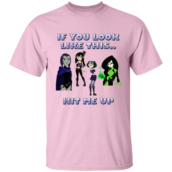 If You Look Like This Hit Me Up Goth Girl Shirt If You Look Like This Hit Me Up Goth Girl Shirt
