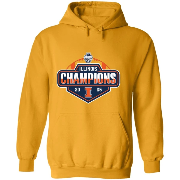 Illinois Fighting Illini Music City Bowl Champions 2025 Hoodie