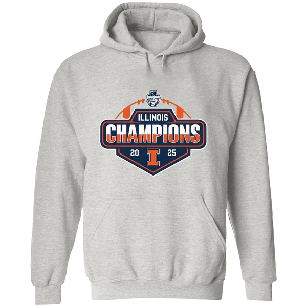 Illinois Fighting Illini Music City Bowl Champions 2025 Hoodie - Image 9