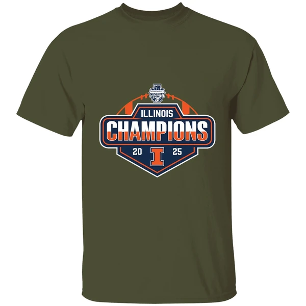 Illinois Fighting Illini Music City Bowl Champions 2025 Shirt - Image 4