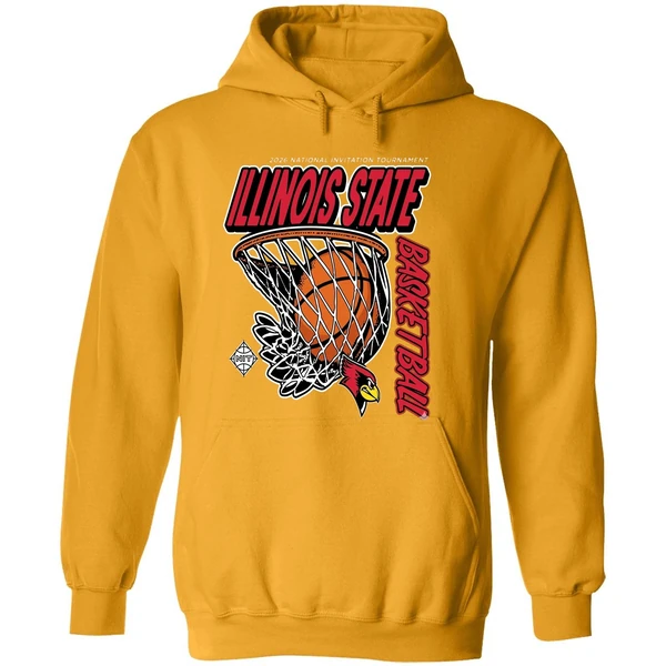 Illinois State Redbirds Division I Mens Basketball Postseason Nit National Invitation Hoodie