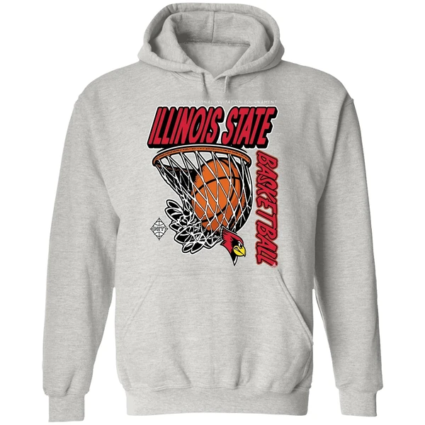 Illinois State Redbirds Division I Mens Basketball Postseason Nit National Invitation Hoodie - Image 9