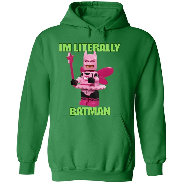 Im Literally Batman Lego Batman Superhero Hoodie - Image 2