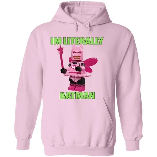 Im Literally Batman Lego Batman Superhero Hoodie - Image 5