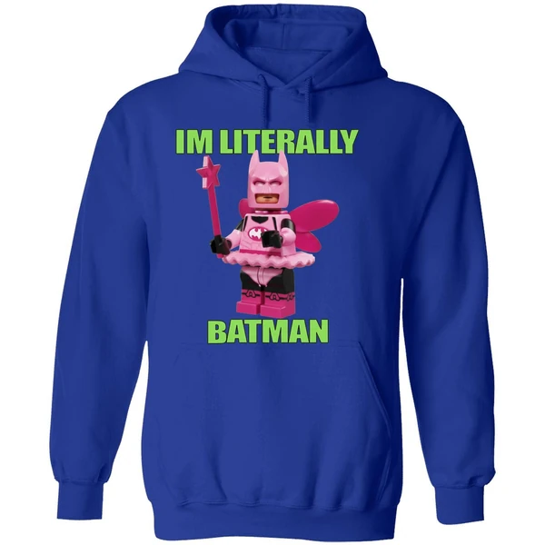 Im Literally Batman Lego Batman Superhero Hoodie - Image 7