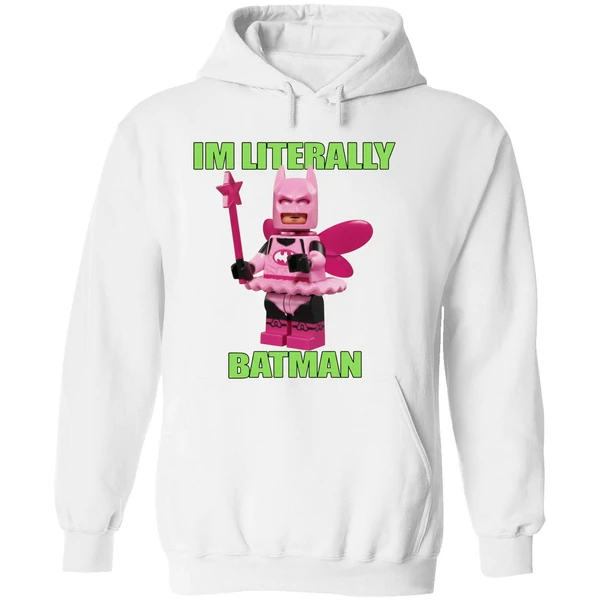 Im Literally Batman Lego Batman Superhero Hoodie - Image 8