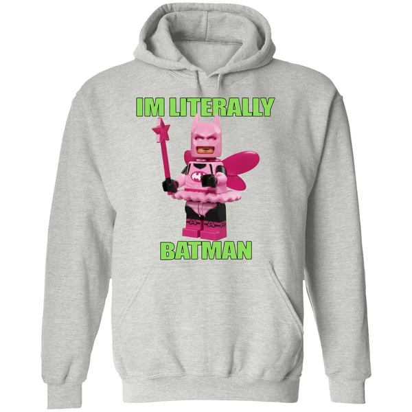 Im Literally Batman Lego Batman Superhero Hoodie - Image 9