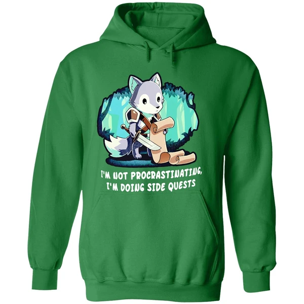 Im Not Procrastinating Im Doing Side Quests Hoodie - Image 2