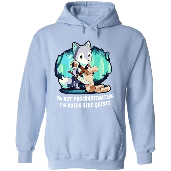 Im Not Procrastinating Im Doing Side Quests Hoodie - Image 4