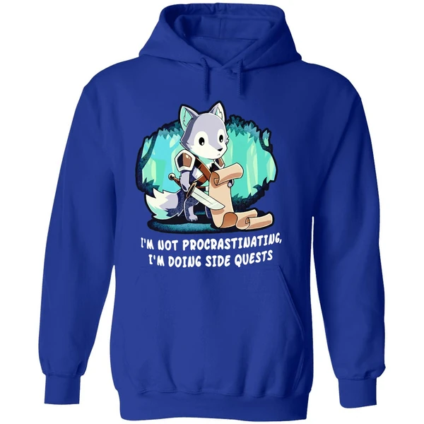 Im Not Procrastinating Im Doing Side Quests Hoodie - Image 7