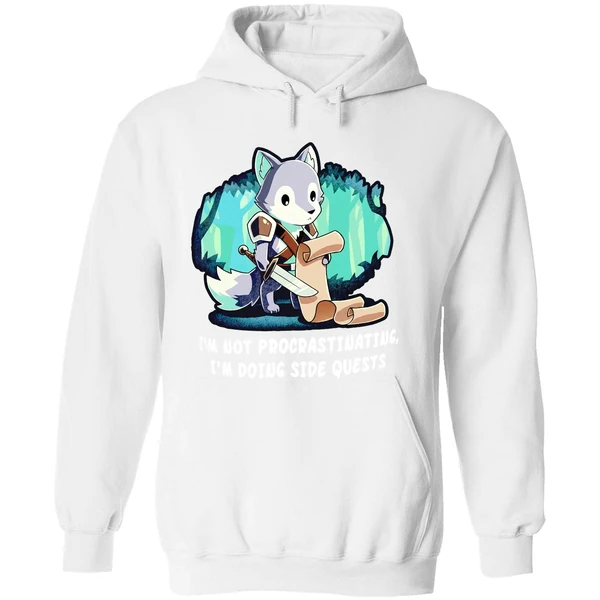 Im Not Procrastinating Im Doing Side Quests Hoodie - Image 8