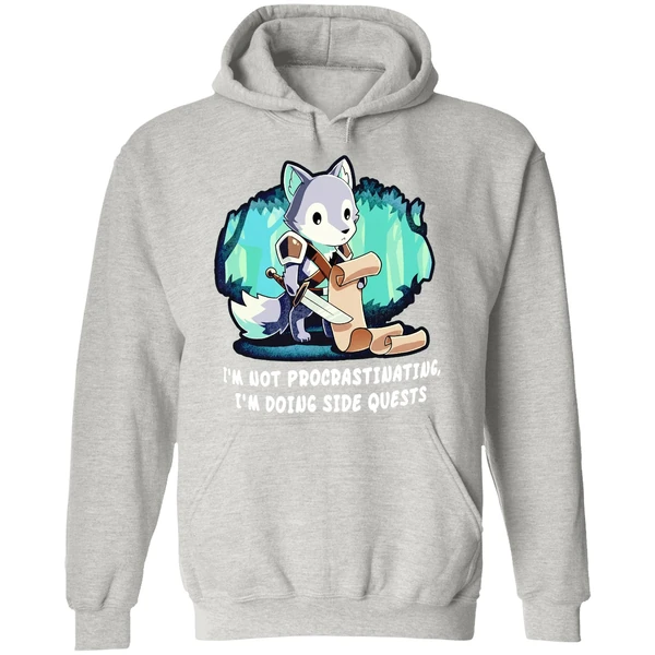 Im Not Procrastinating Im Doing Side Quests Hoodie - Image 9
