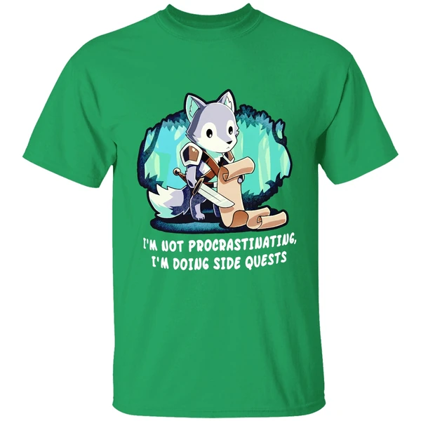 Im Not Procrastinating Im Doing Side Quests Shirt - Image 2