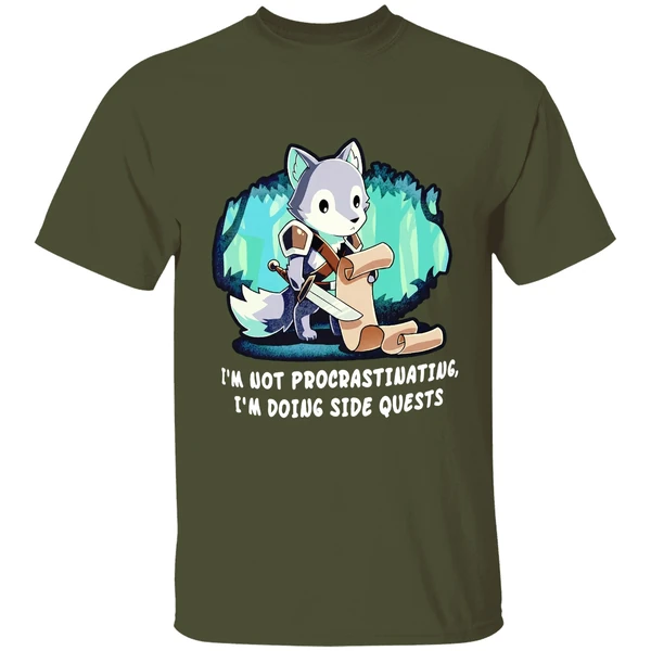 Im Not Procrastinating Im Doing Side Quests Shirt - Image 4