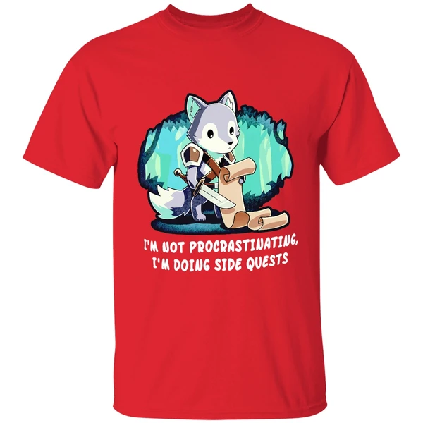 Im Not Procrastinating Im Doing Side Quests Shirt - Image 7