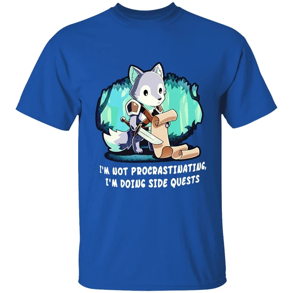 Im Not Procrastinating Im Doing Side Quests Shirt - Image 8