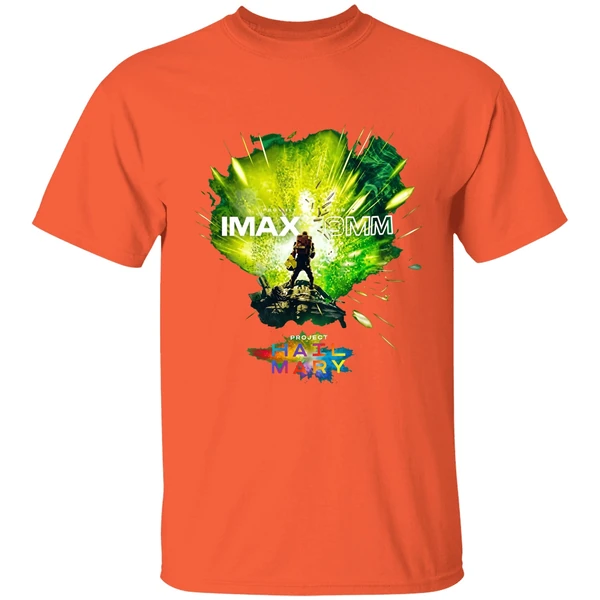 imax 70mm project hail mary i saw it in 70mm cities shirt orange