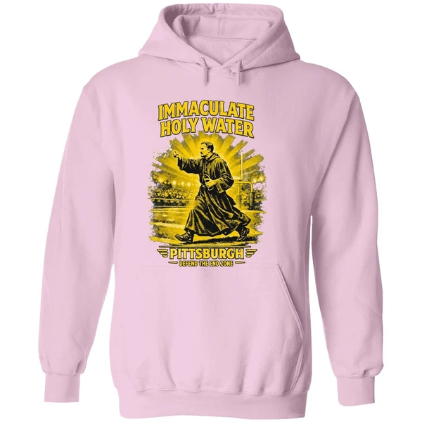Immaculate Holy Water Pittsburgh Steelers Defend The End Zone Hoodie - Image 5