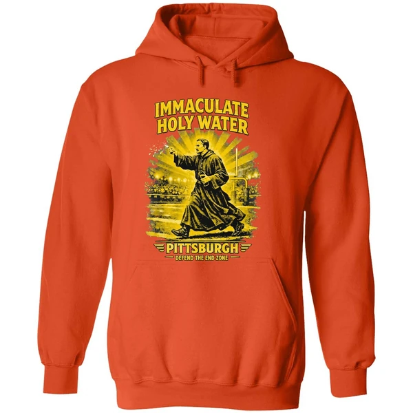 Immaculate Holy Water Pittsburgh Steelers Defend The End Zone Hoodie - Image 6