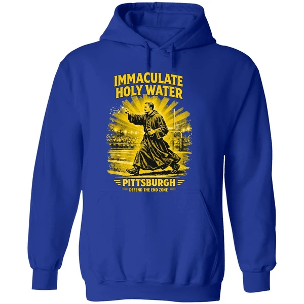 Immaculate Holy Water Pittsburgh Steelers Defend The End Zone Hoodie - Image 7