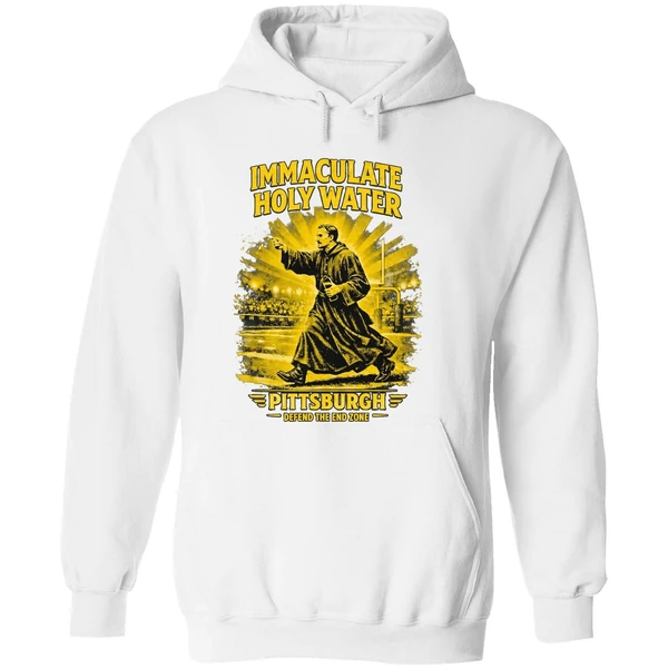 Immaculate Holy Water Pittsburgh Steelers Defend The End Zone Hoodie - Image 8