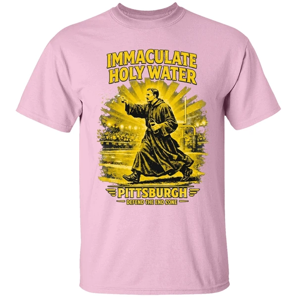 Immaculate Holy Water Pittsburgh Steelers Defend The End Zone Shirt - Image 3