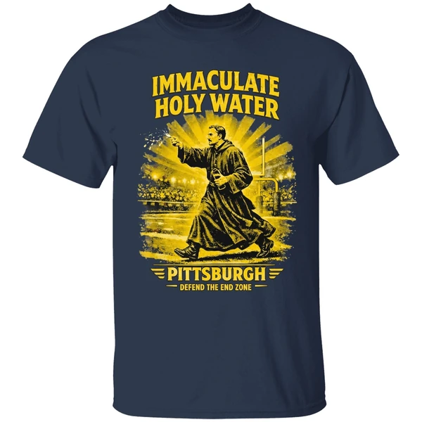 Immaculate Holy Water Pittsburgh Steelers Defend The End Zone Shirt - Image 5