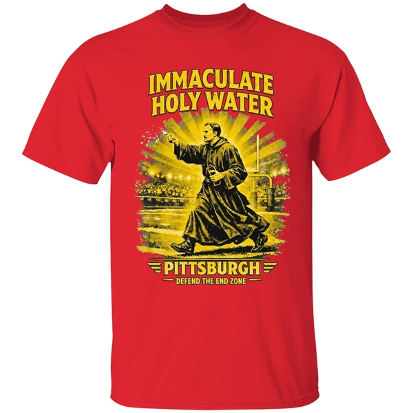 Immaculate Holy Water Pittsburgh Steelers Defend The End Zone Shirt - Image 7