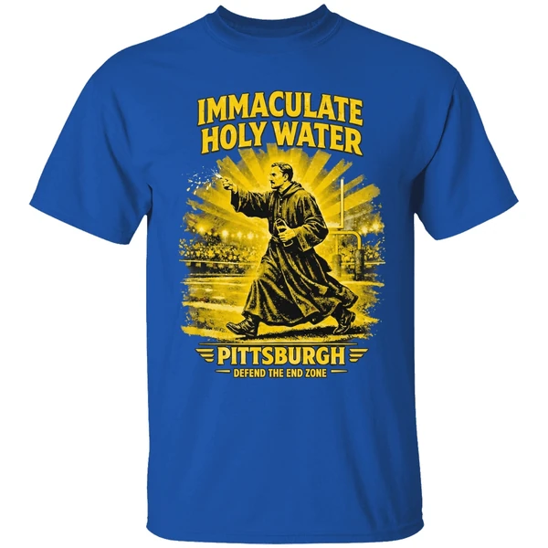 Immaculate Holy Water Pittsburgh Steelers Defend The End Zone Shirt - Image 8
