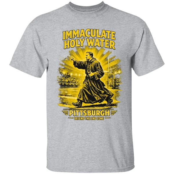 Immaculate Holy Water Pittsburgh Steelers Defend The End Zone Shirt - Image 9