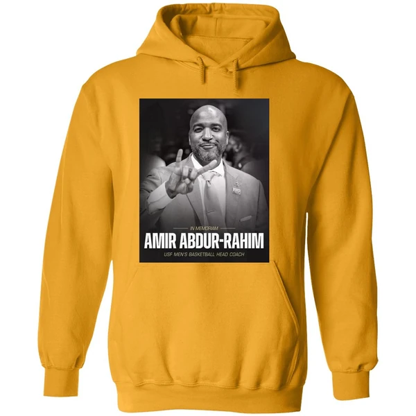 In Memoriam Amir Abdur Rahim Usf Mens Basketball Head Coach Hoodie