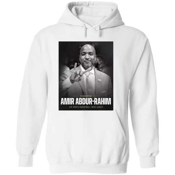 In Memoriam Amir Abdur Rahim Usf Mens Basketball Head Coach Hoodie - Image 8