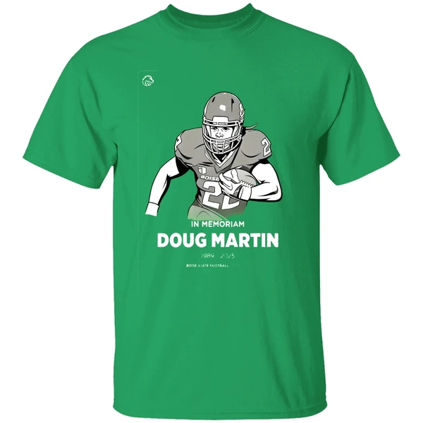 In Memoriam Doug Martin 1989 2024 Boise State Shirt - Image 8