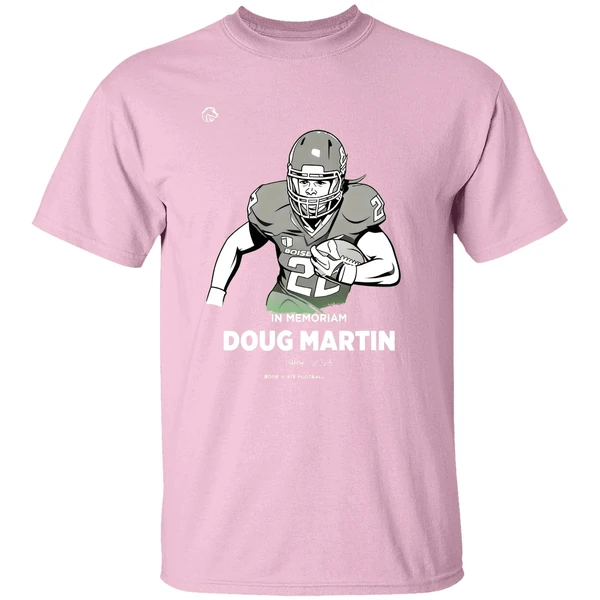 In Memoriam Doug Martin 1989 2024 Boise State Shirt - Image 2