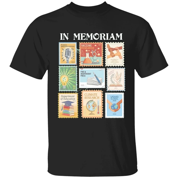 In Memoriam Postage Stamps Shirt